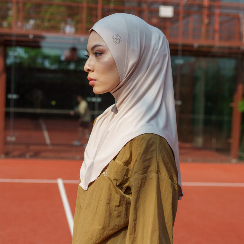 Leeza Sport Hijab Oatmeal - Image 2