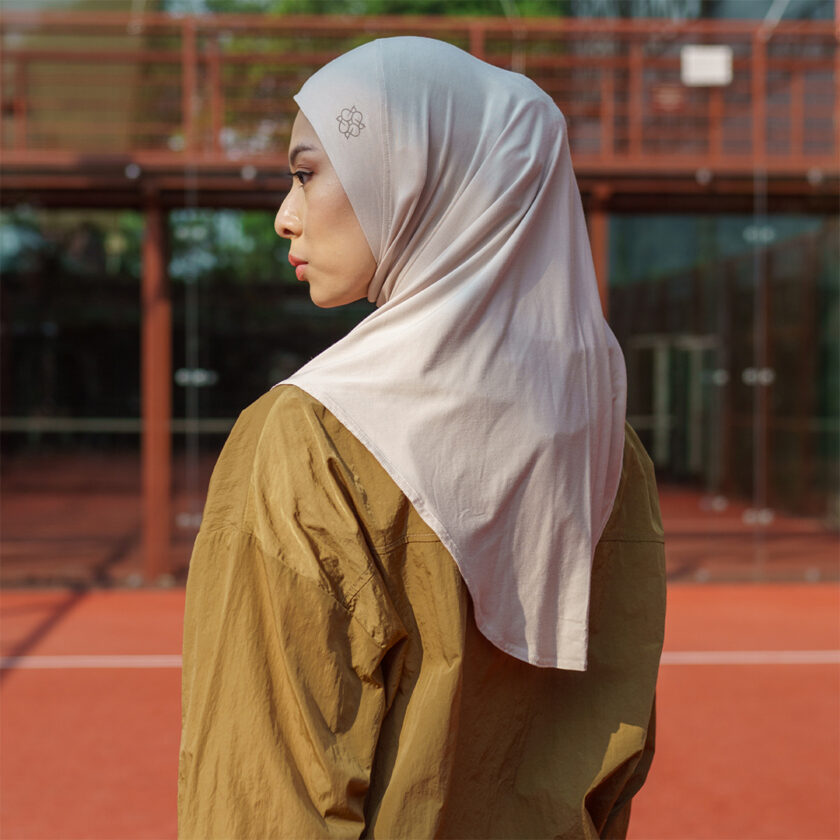 Leeza Sport Hijab Oatmeal - Image 3