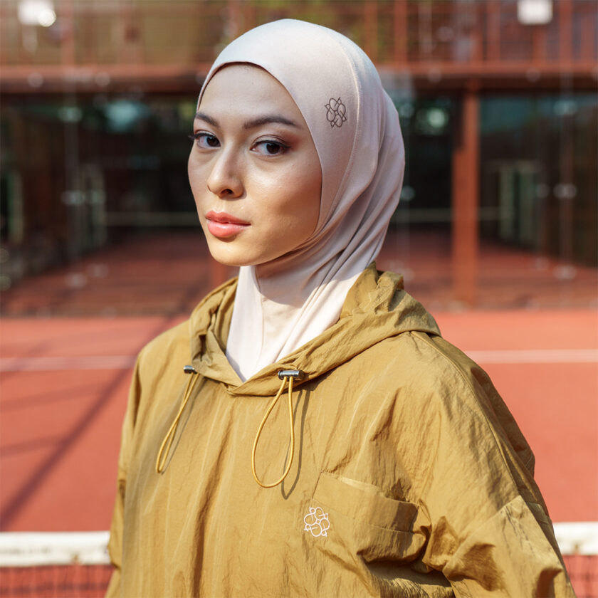 Leeza Sport Hijab Oatmeal - Image 4